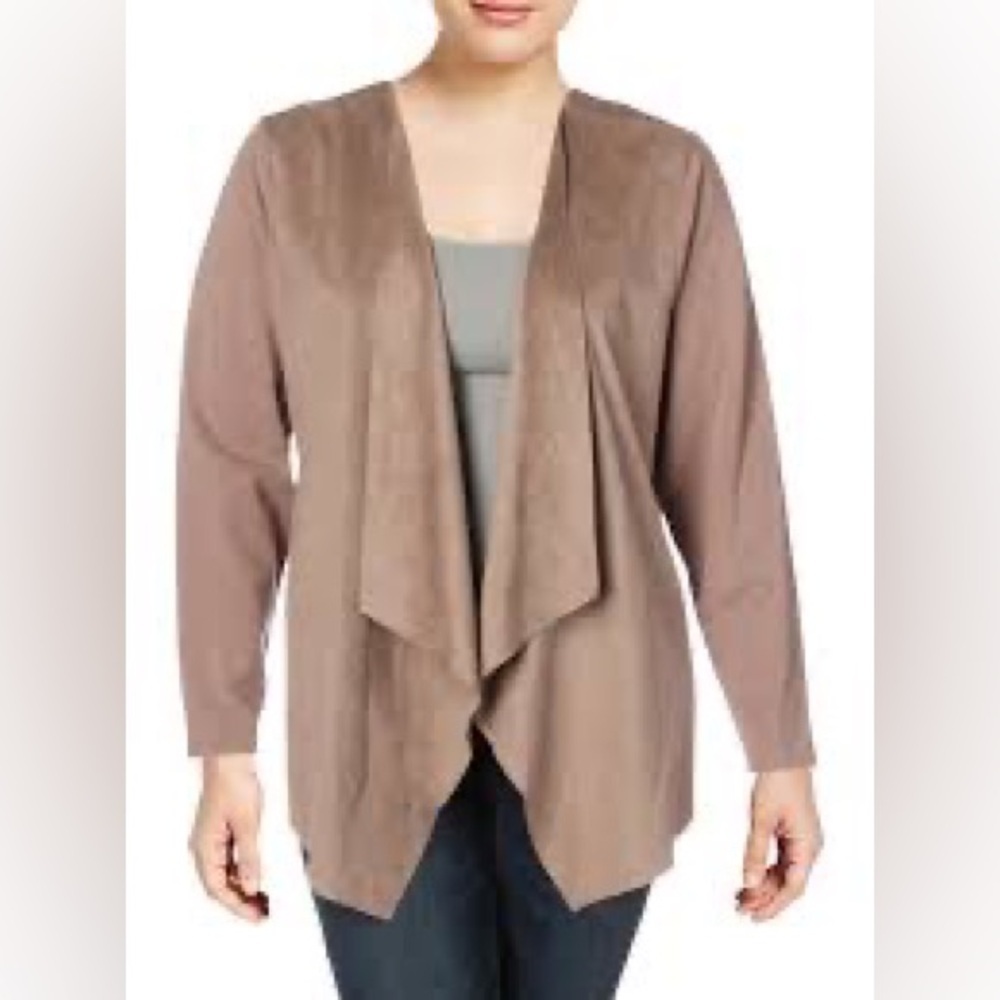 INC International Concepts Open Front Cardigan, Size 1X